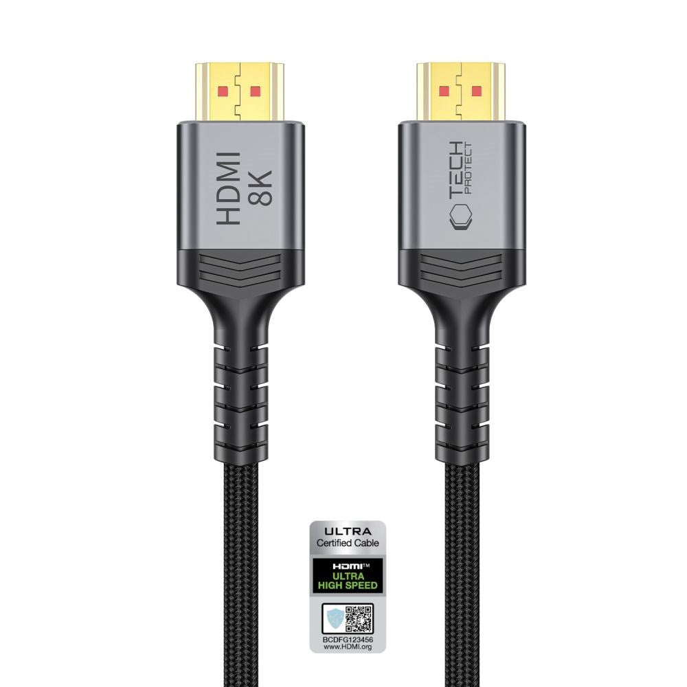 Tech-Protect UltraBoost HDMI til HDMI Kabel - 1m - Sort