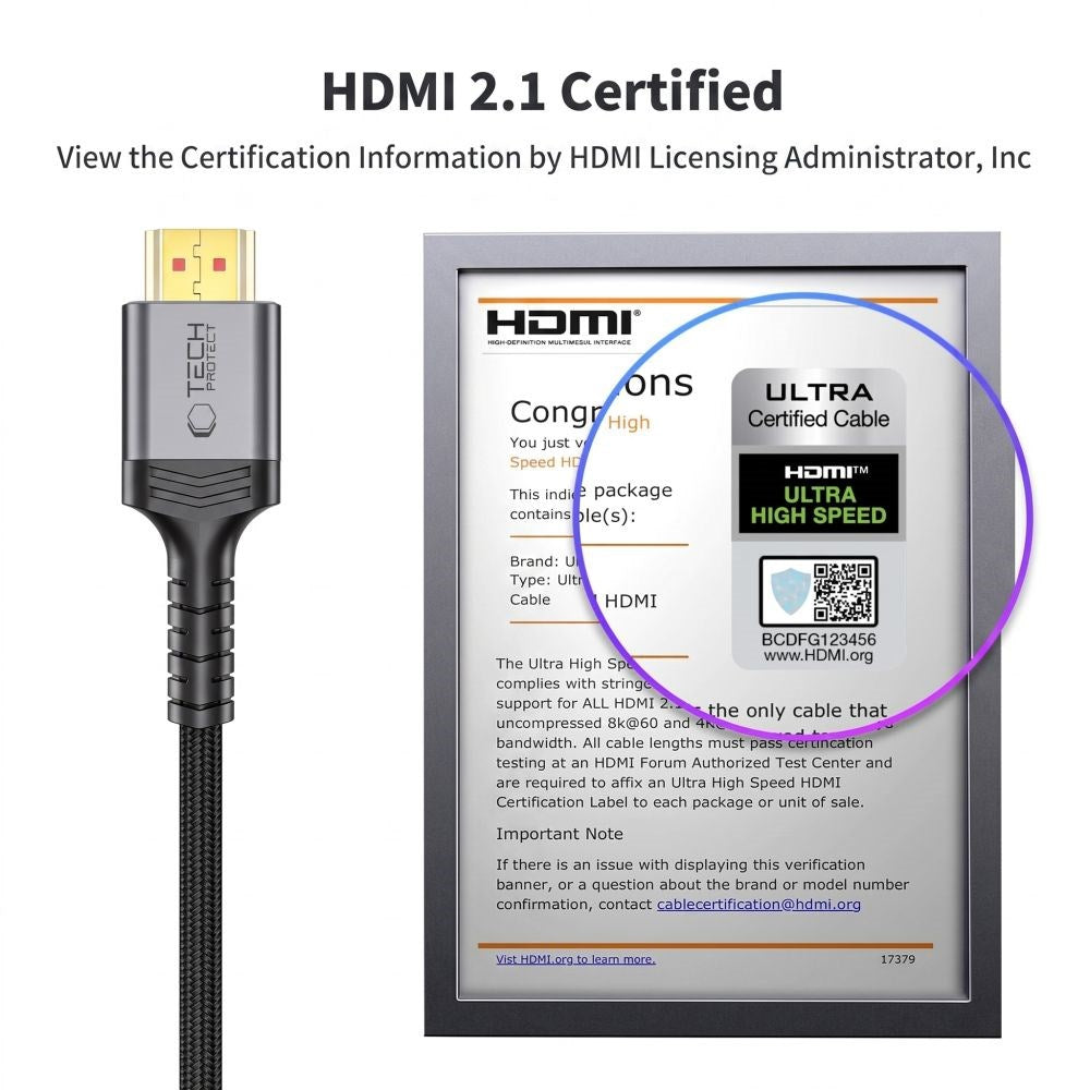 Tech-Protect UltraBoost HDMI til HDMI Kabel - 2m - Sort
