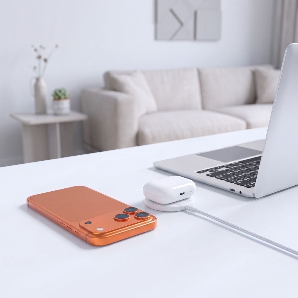 Trådløs MagSafe Oplader Tech-Protect A54 25W - Hvid