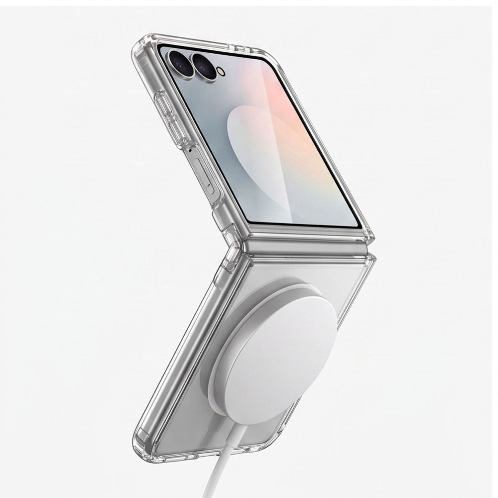 Samsung Galaxy Z Flip8 Tech-Protect Flexair Hybrid Cover - MagSafe Kompatibel - Gennemsigtig