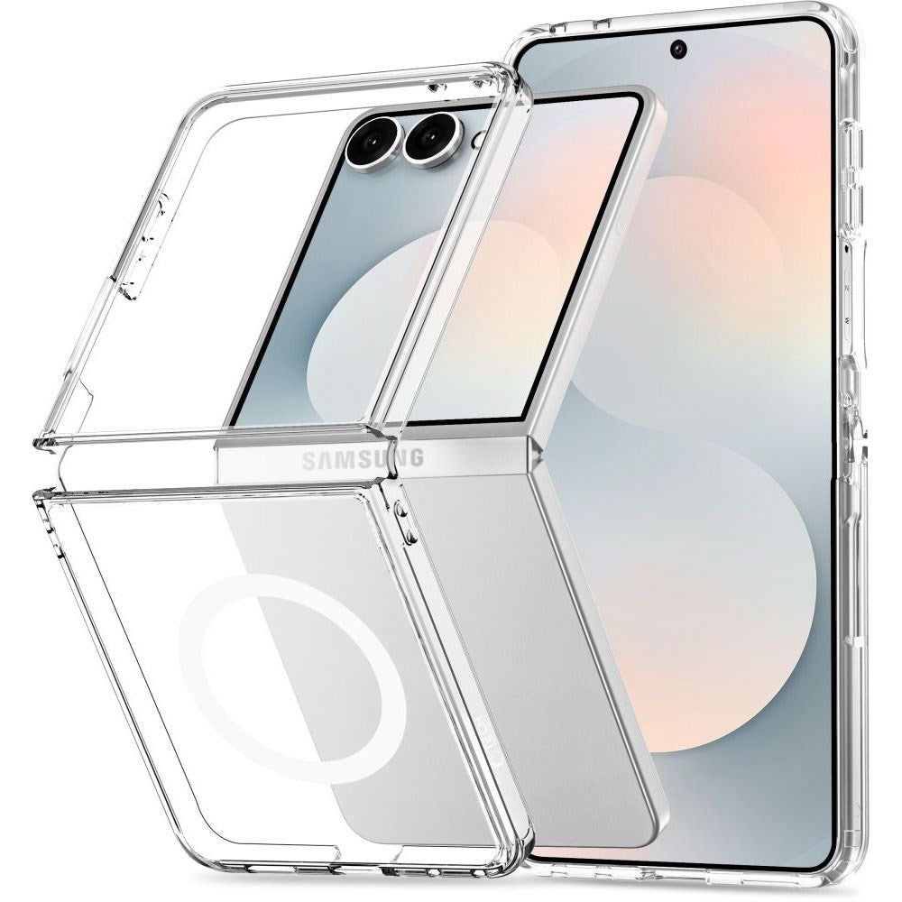 Samsung Galaxy Z Flip8 Tech-Protect Flexair Hybrid Cover - MagSafe Kompatibel - Gennemsigtig