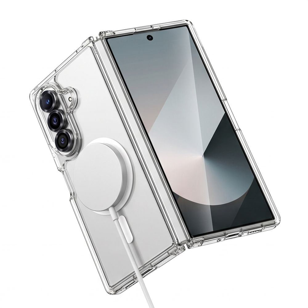 Samsung Galaxy Z Fold8 Ultra Tech-Protect Flexair Hybrid Cover - MagSafe Kompatibel - Gennemsigtig