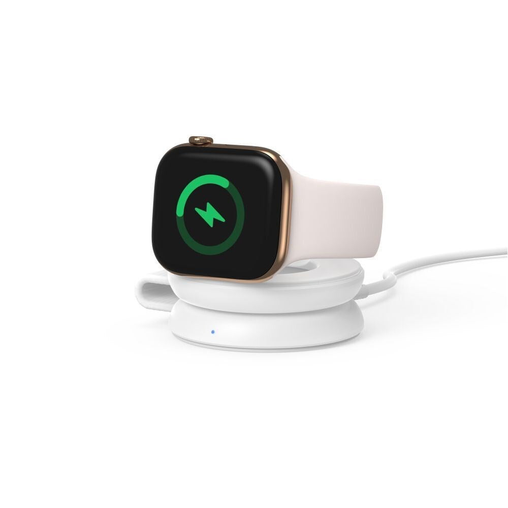 Trådløs 2-i-1 MagSafe Oplader Tech-Protect A55 25W - Hvid