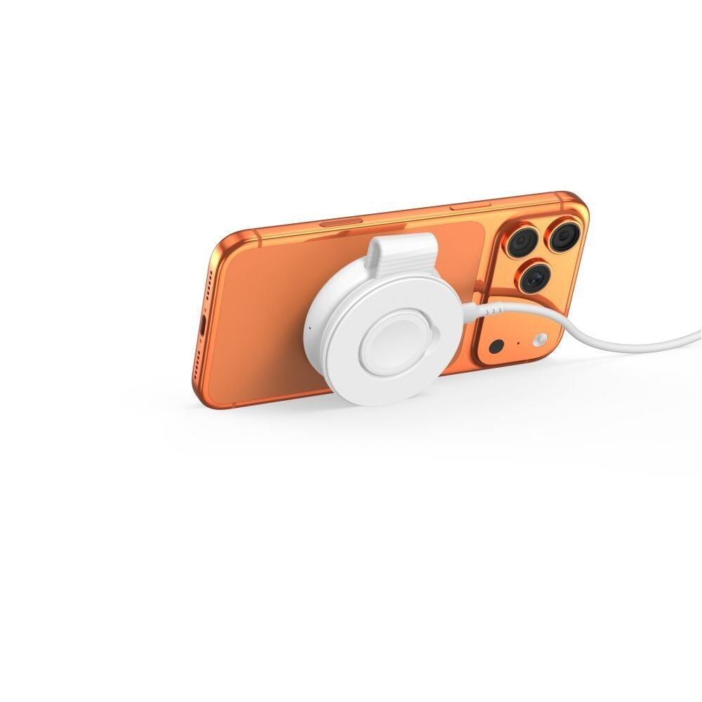 Trådløs 2-i-1 MagSafe Oplader Tech-Protect A55 25W - Hvid