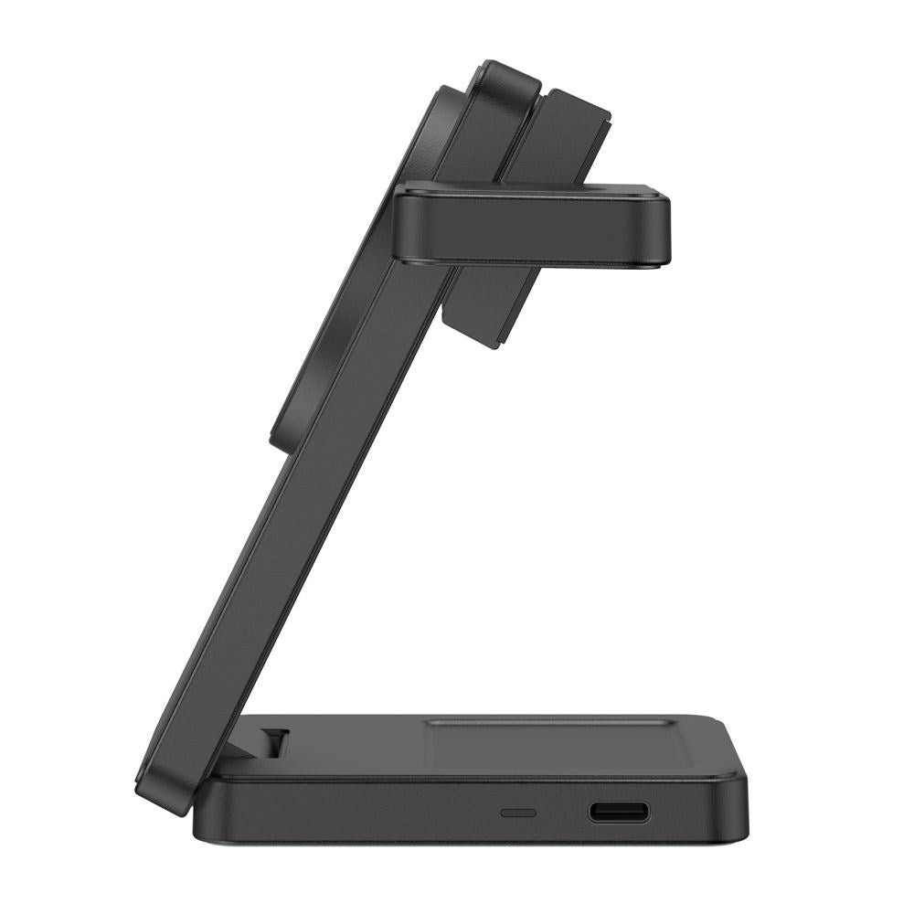 Trådløs 3-i-1 MagSafe Oplader Tech-Protect A56 25W - Sort