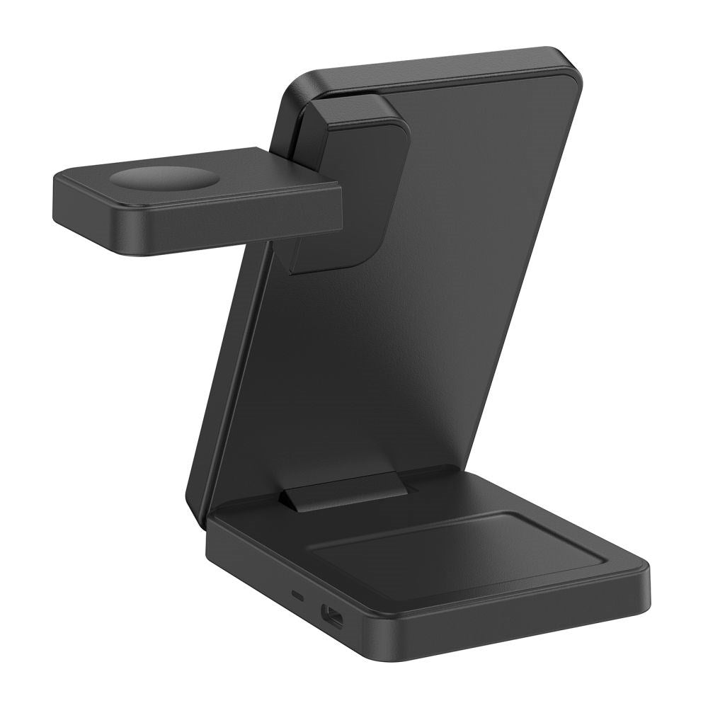 Trådløs 3-i-1 MagSafe Oplader Tech-Protect A56 25W - Sort