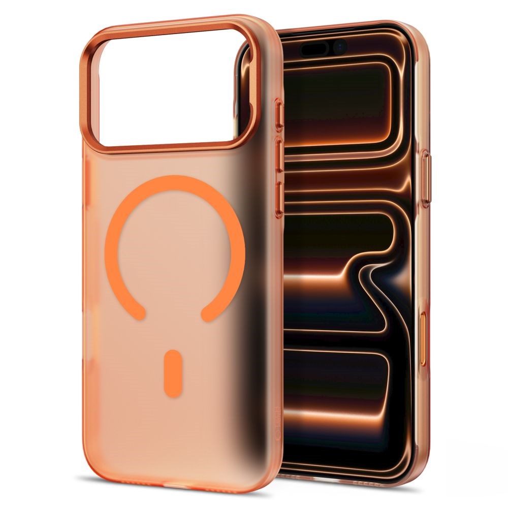 iPhone 18 Pro / 17 Pro Tech-Protect MagZero Cover - MagSafe Kompatibel - Matte Cosmic Orange