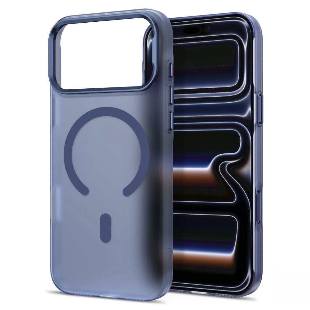iPhone 18 Pro / 17 Pro Tech-Protect MagZero Cover - MagSafe Kompatibel - Matte Deep Blue