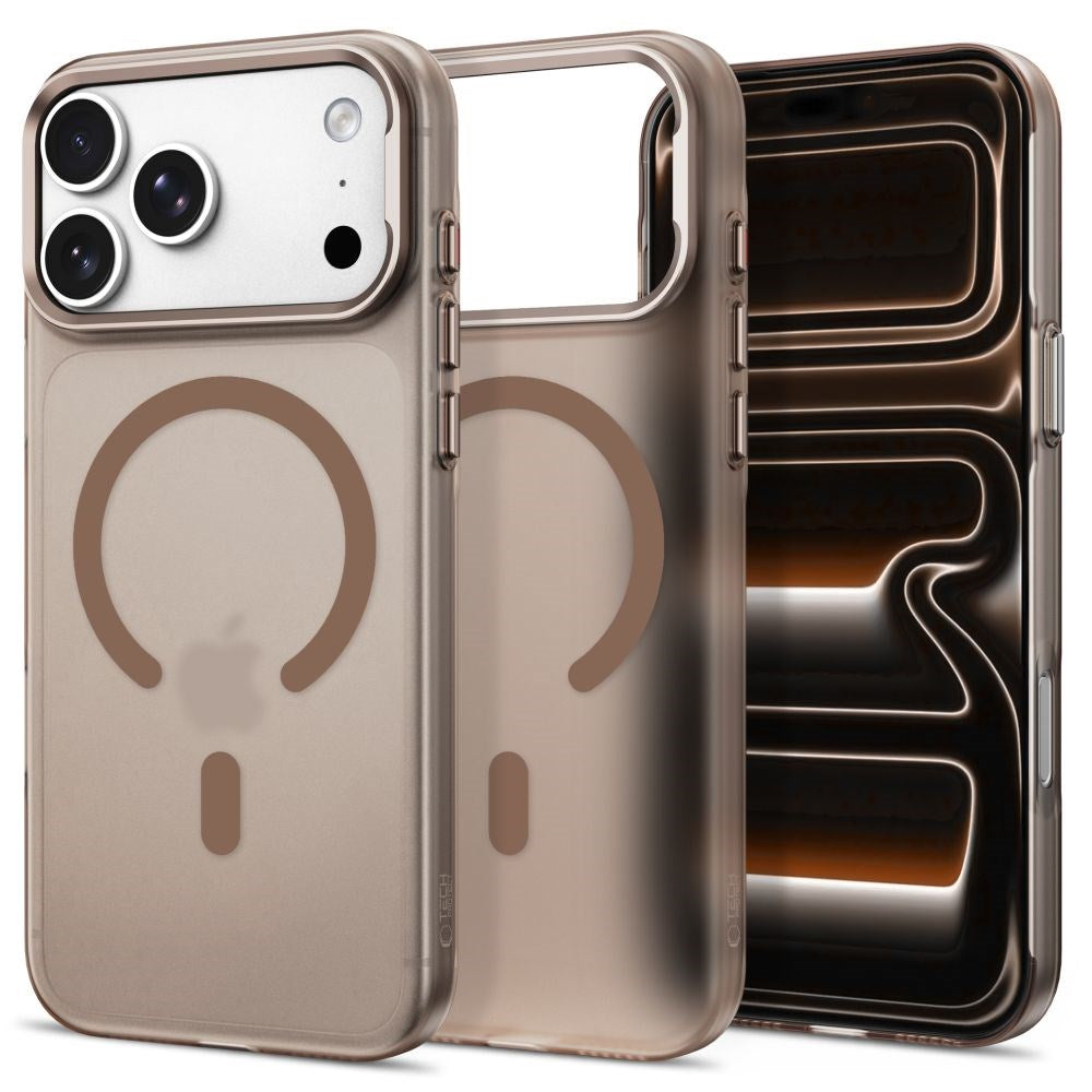 iPhone 18 Pro / 17 Pro Tech-Protect MagZero Cover - MagSafe Kompatibel - Matte Desert Gold