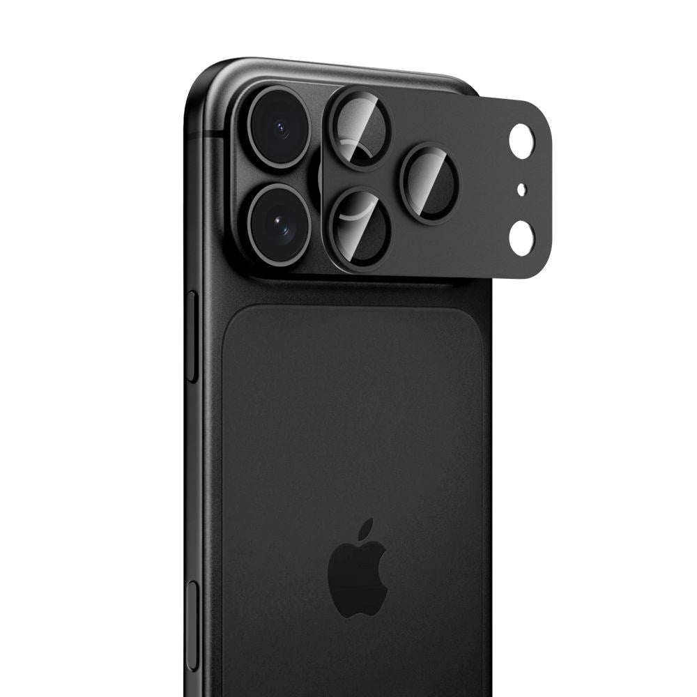 iPhone 18 Pro Tech-Protect CamFull Fit+ Kameralinsebeskyttelsesglas - Sort
