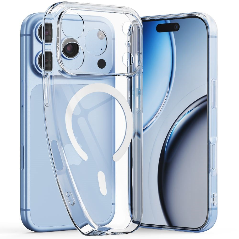 iPhone 17 Pro Max / 18 Pro Max Tech-Protect FlexAir Fleksibelt Plastik Cover - MagSafe Kompatibel - Gennemsigtig