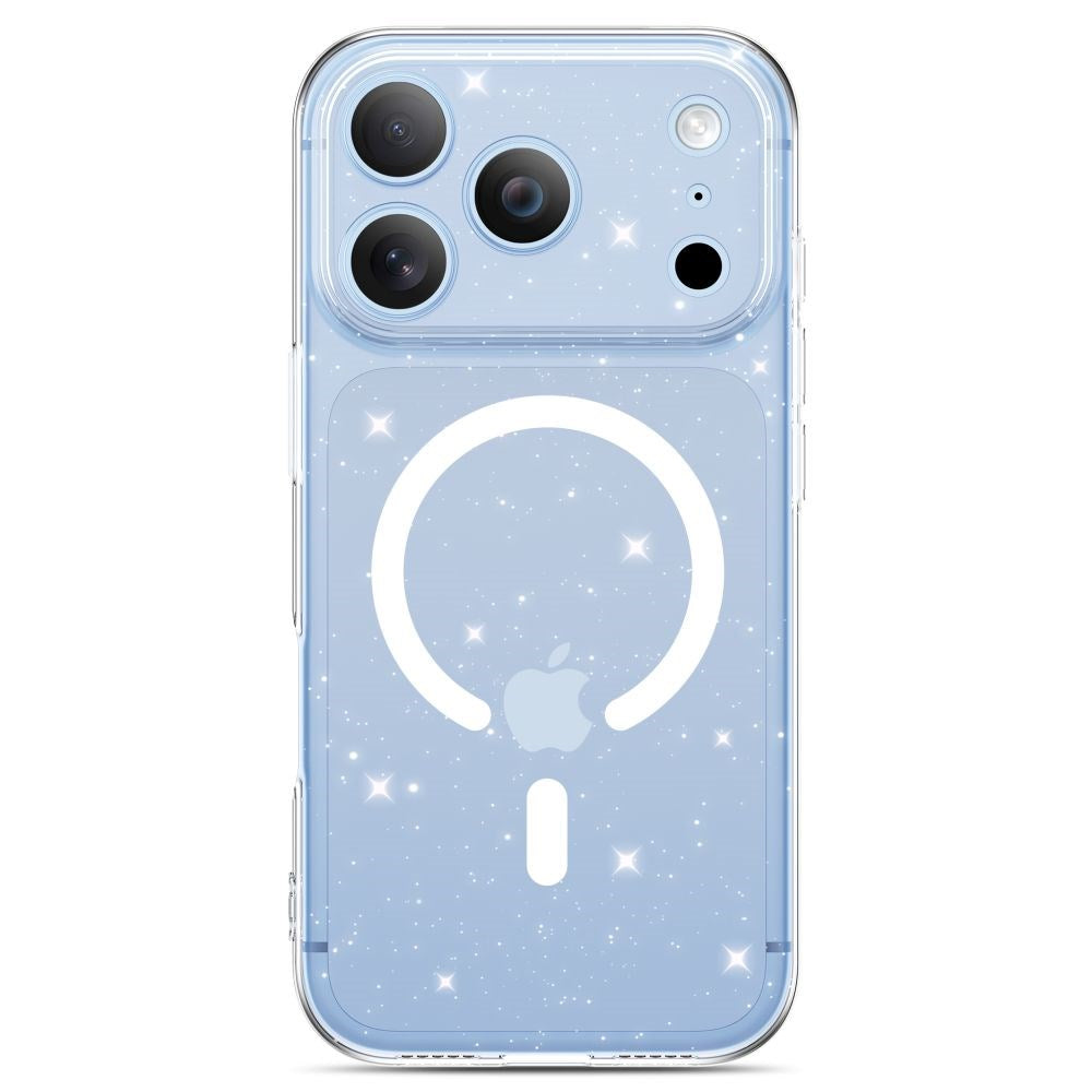 iPhone 18 Pro Max / 17 Pro Max Tech-Protect FlexAir Cover - MagSafe Kompatibel - Gennemsigtig / Glitter