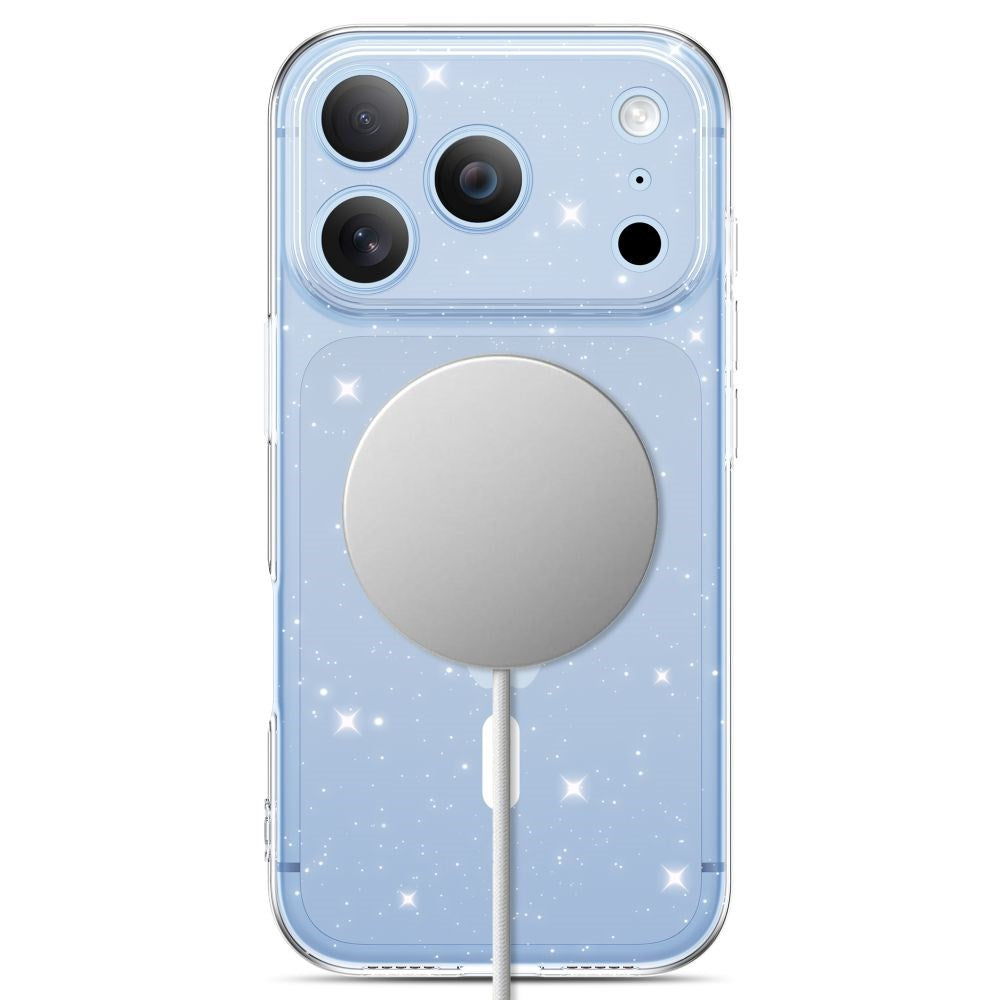 iPhone 18 Pro Max / 17 Pro Max Tech-Protect FlexAir Cover - MagSafe Kompatibel - Gennemsigtig / Glitter