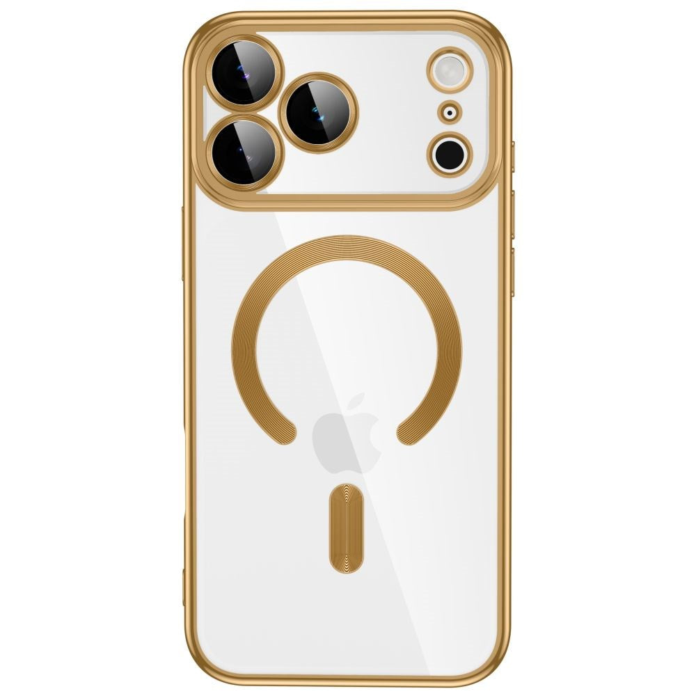 iPhone 18 Pro / 17 Pro Tech-Protect MagFlex Cover - MagSafe Kompatibel - Gennemsigtig / Guld