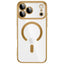 iPhone 18 Pro / 17 Pro Tech-Protect MagFlex Cover - MagSafe Kompatibel - Gennemsigtig / Guld