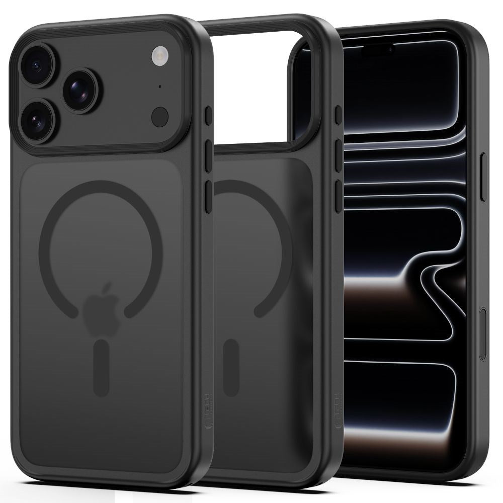 iPhone 18 Pro / 17 Pro Tech-Protect MagMat Cover - MagSafe Kompatibel - Mat Sort
