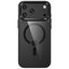 iPhone 18 Pro / 17 Pro Tech-Protect MagMat Cover - MagSafe Kompatibel - Gennemsigtig / Sort