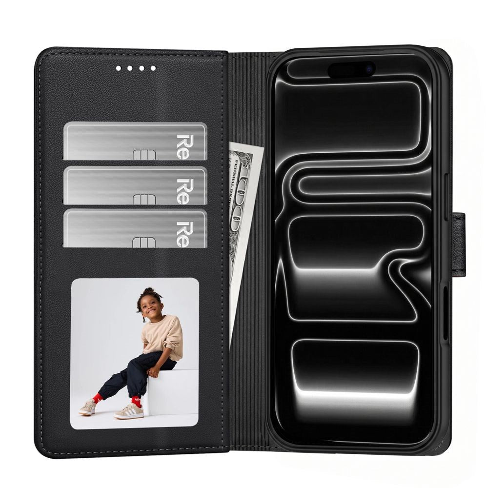 iPhone 18 Pro Max / 17 Pro Max Tech-Protect Wallet Flipcover - MagSafe Kompatibel - Sort