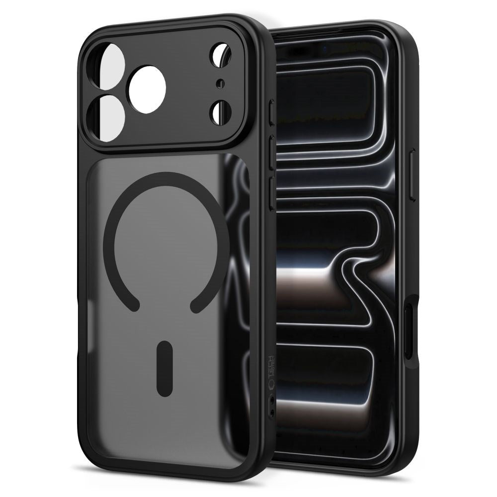 iPhone 17 Pro / 18 Pro Tech-Protect BasicMag Hybrid Cover - MagSafe Kompatibel - Mat Sort