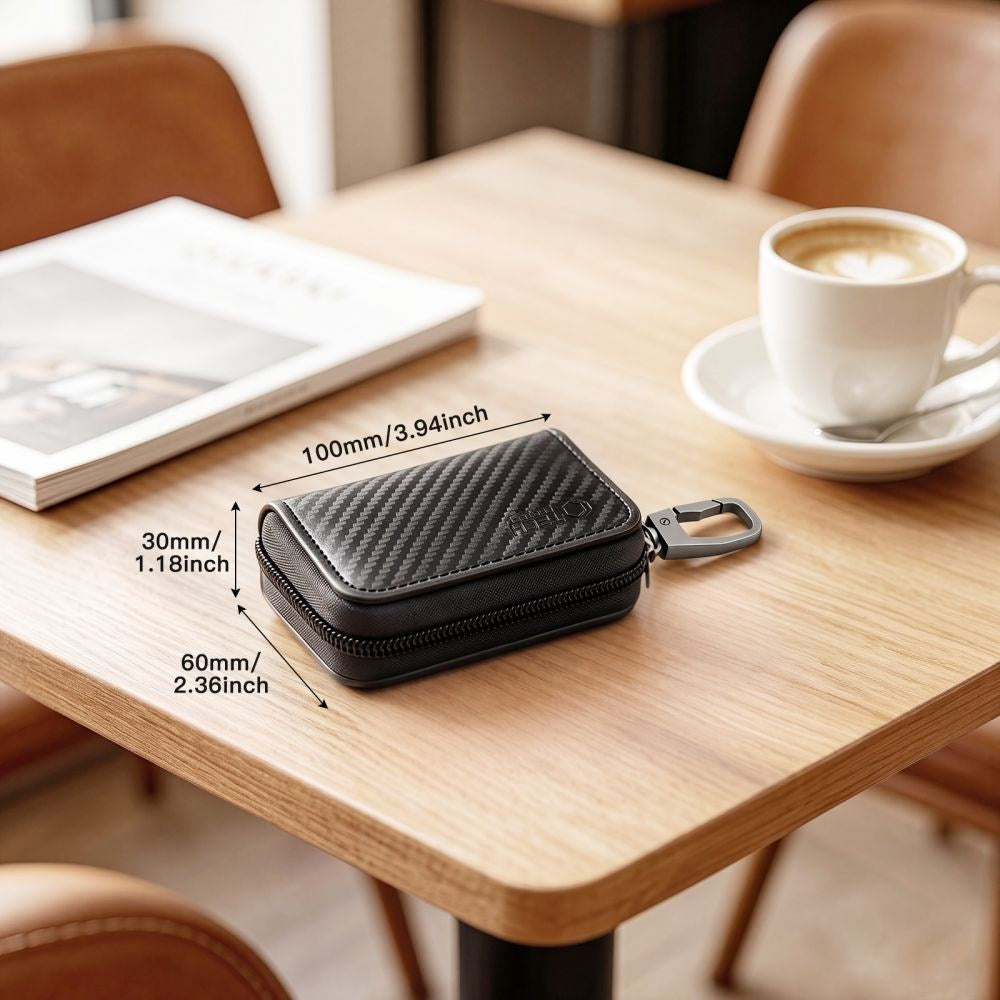 Tech-Protect KLR300 Etui til Bilnøgle m. RFID-Blokering - Sort / Karbon