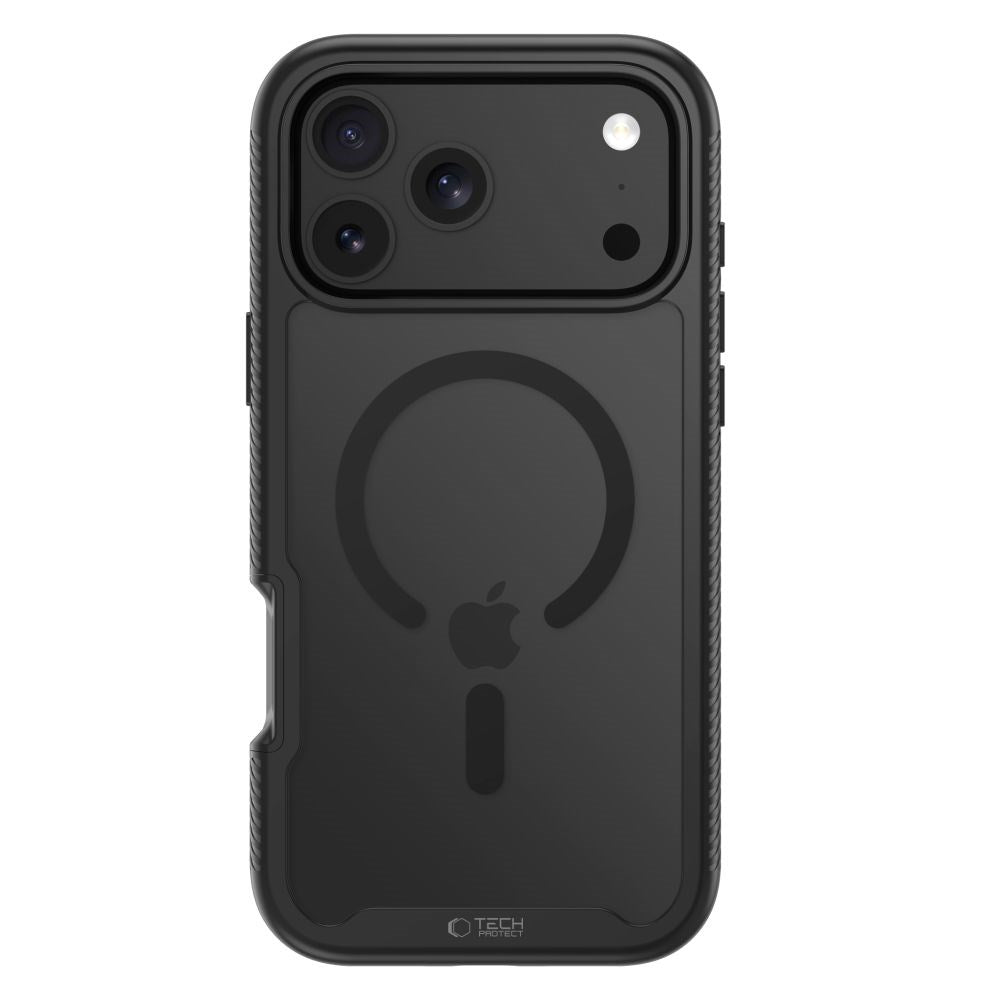 iPhone 18 Pro / 17 Pro Tech-Protect Defense Cover m Skærmbeskyttelse - MagSafe Kompatibel - Matte Black