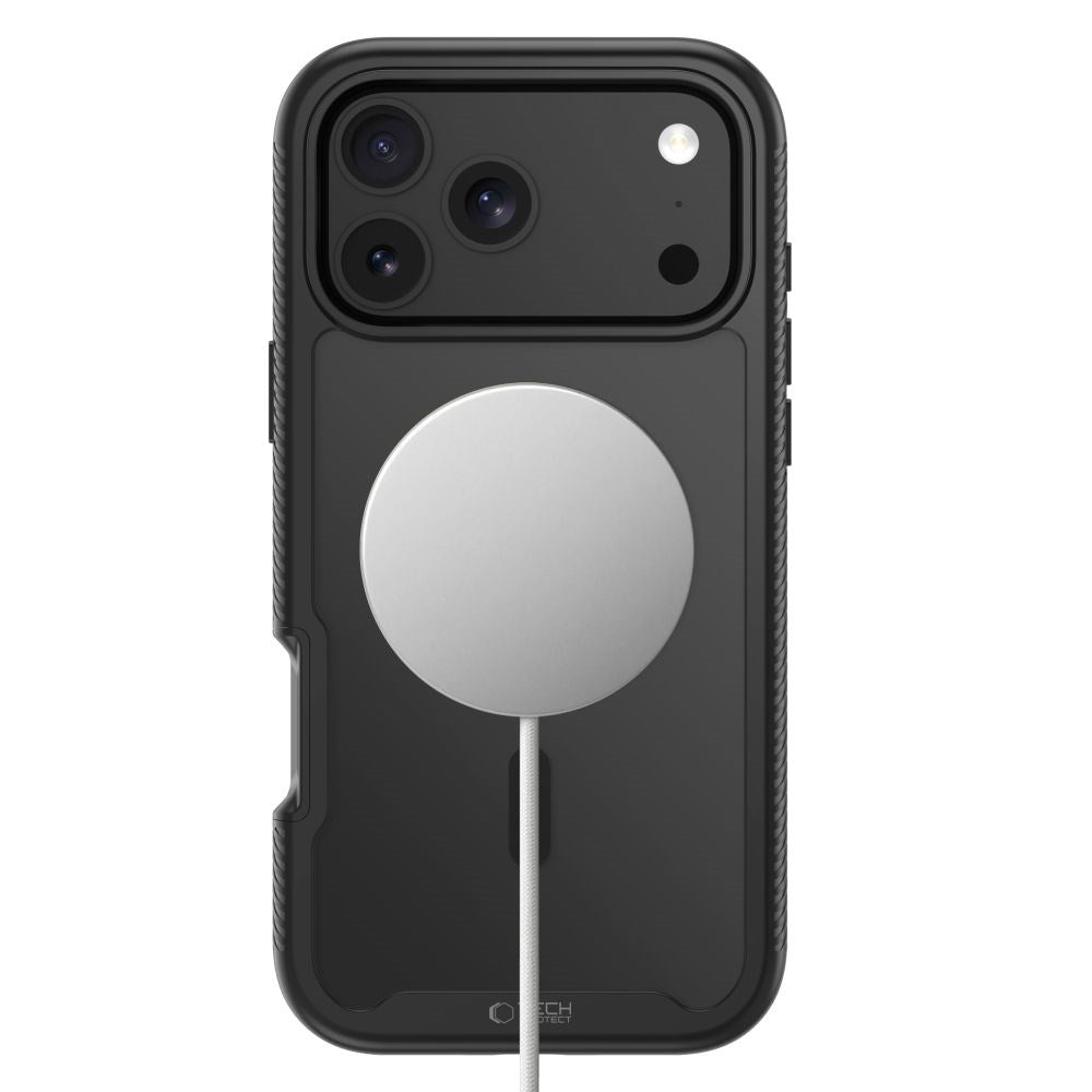 iPhone 18 Pro Max / 17 Pro Max Tech-Protect Defense Cover m Skærmbeskyttelse - MagSafe Kompatibel - Matte Black