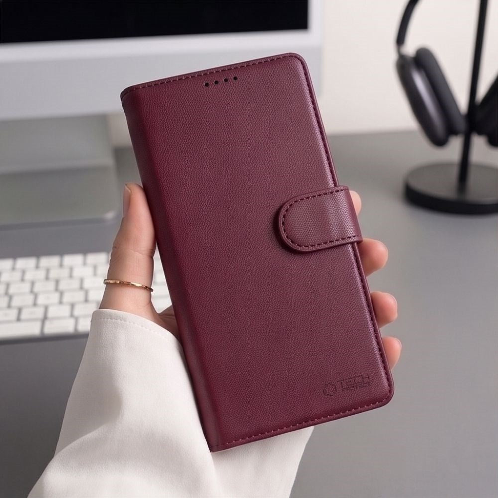 iPhone 18 Pro / 17 Pro Tech-Protect Wallet Flipcover - MagSafe Kompatibel - Rød