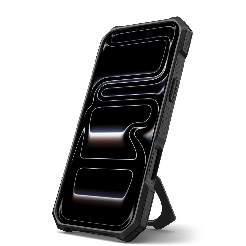 iPhone 18 Pro / 17 Pro Tech-Protect MagForce Cover m. Ståfunktion - MagSafe Kompatibel - Sort