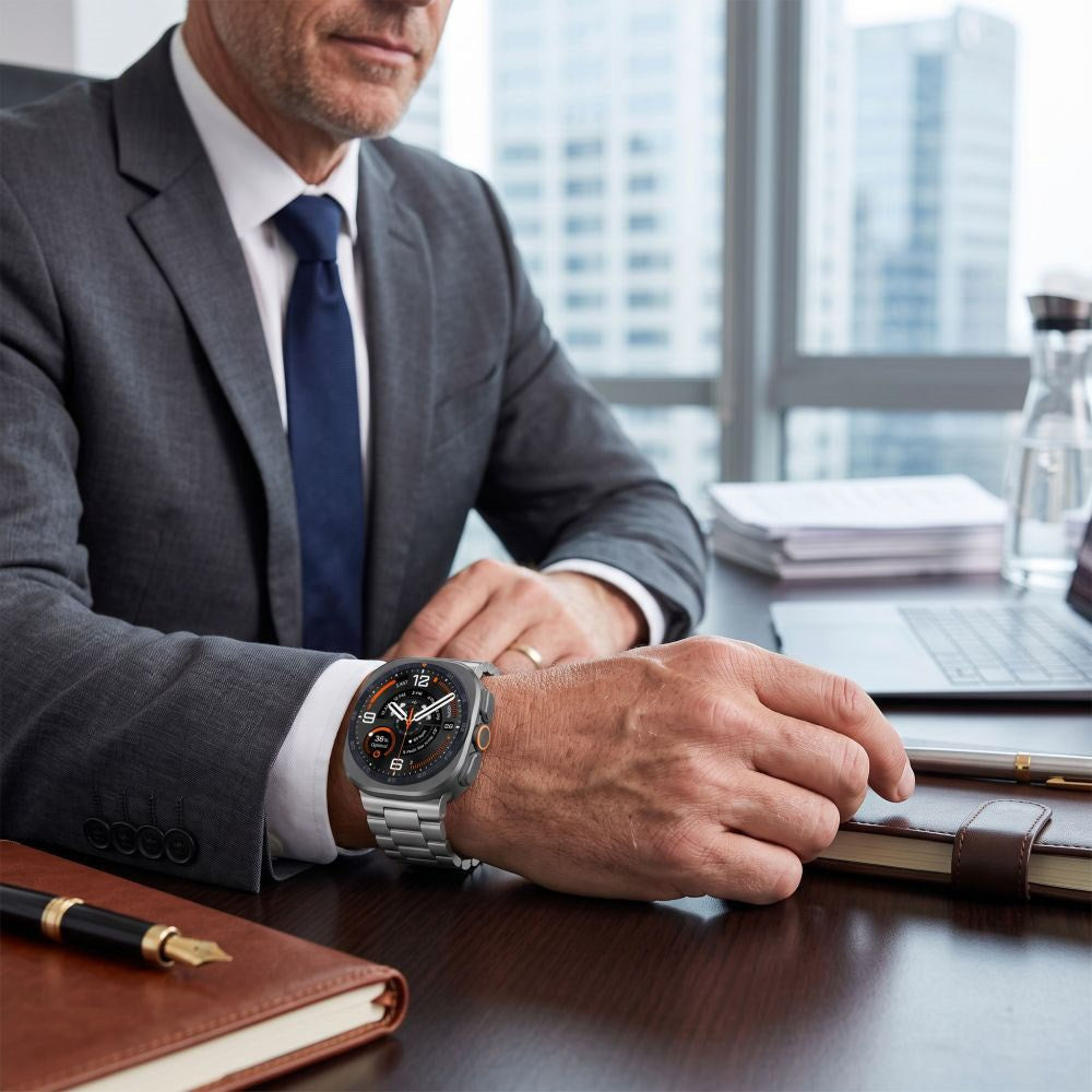 Samsung Galaxy Watch Ultra 2 / Ultra (47mm) Tech-Protect Stainless Steel Urrem - Sølv