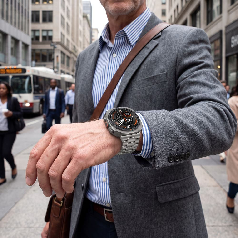 Samsung Galaxy Watch Ultra 2 / Ultra (47mm) Tech-Protect Stainless Steel Urrem - Sølv