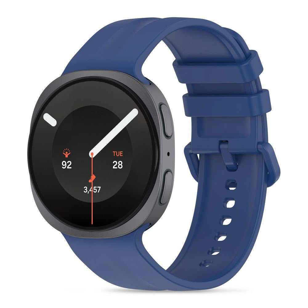 Samsung Galaxy Watch 8 / 9 / Classic (40 / 44 / 46mm) Tech-Protect Silicone Evo Urrem - Mørkeblå