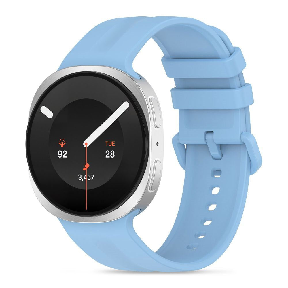 Samsung Galaxy Watch 8 / 9 / Classic (40 / 44 / 46mm) Tech-Protect Silicone Evo Urrem - Lyseblå