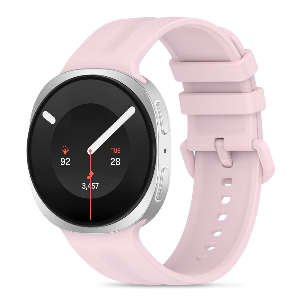 Samsung Galaxy Watch 8 / 9 / Classic (40 / 44 / 46mm) Tech-Protect Silicone Evo Urrem - Lyserød