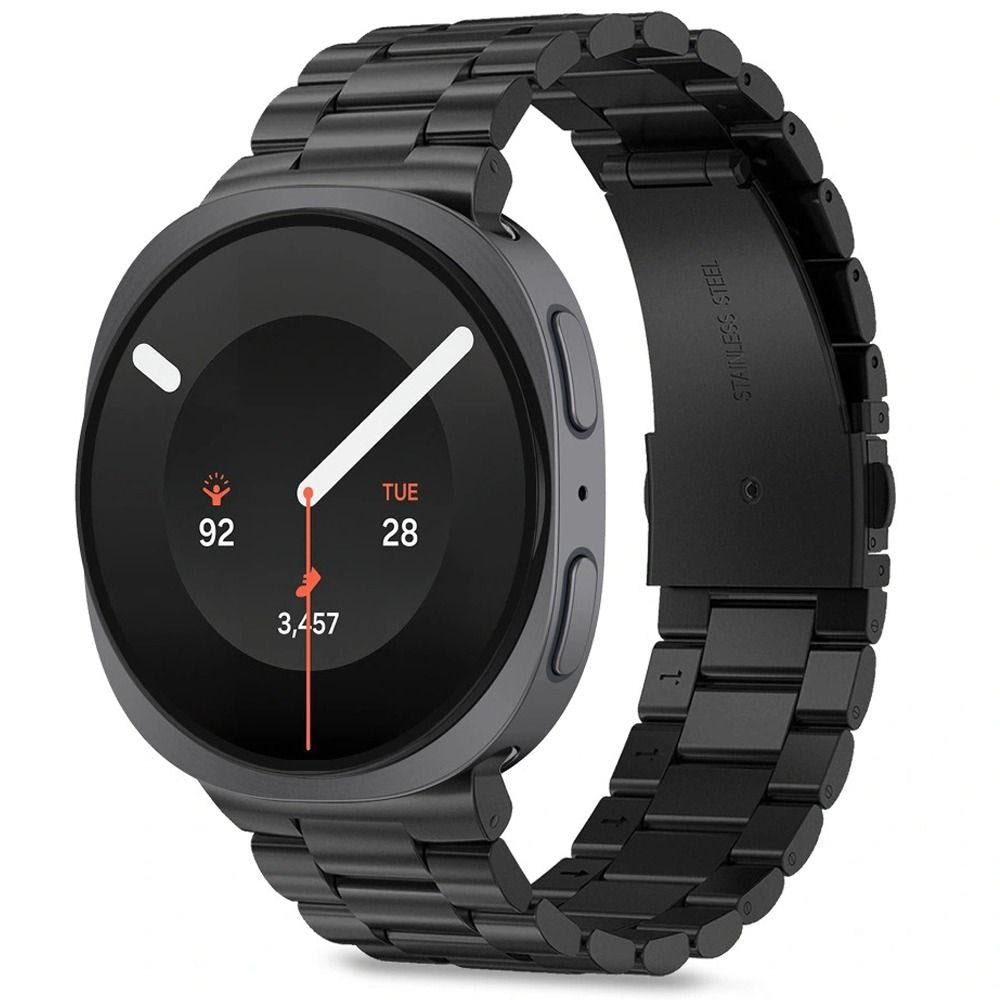 Samsung Galaxy Watch 8 / 9 / Classic (40 / 44 / 46mm) Tech-Protect Stainless Steel Urrem - Sort
