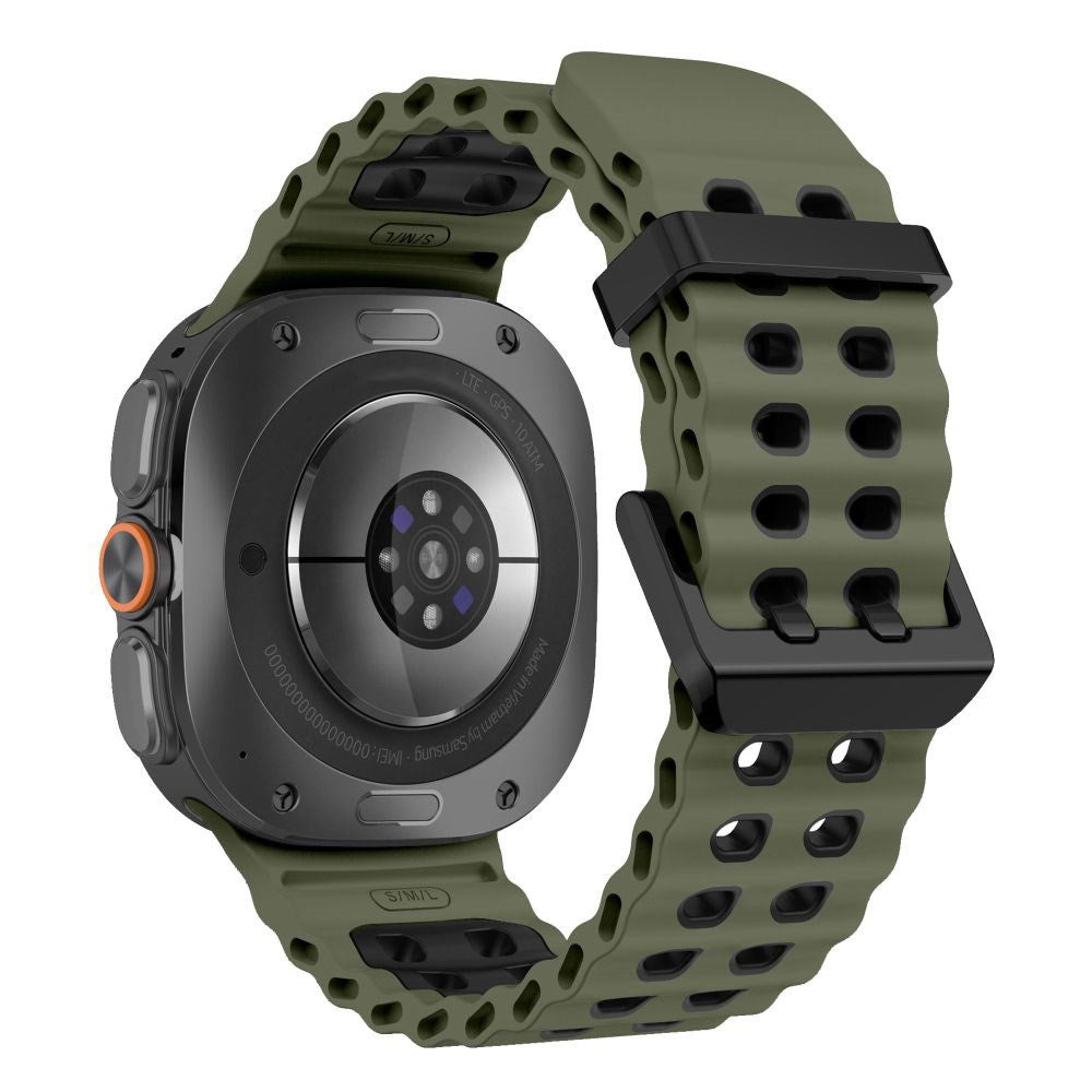 Samsung Galaxy Watch Ultra 2 / Ultra (47mm) Tech-Protect IconBand Pro Urrem - Grøn / Sort