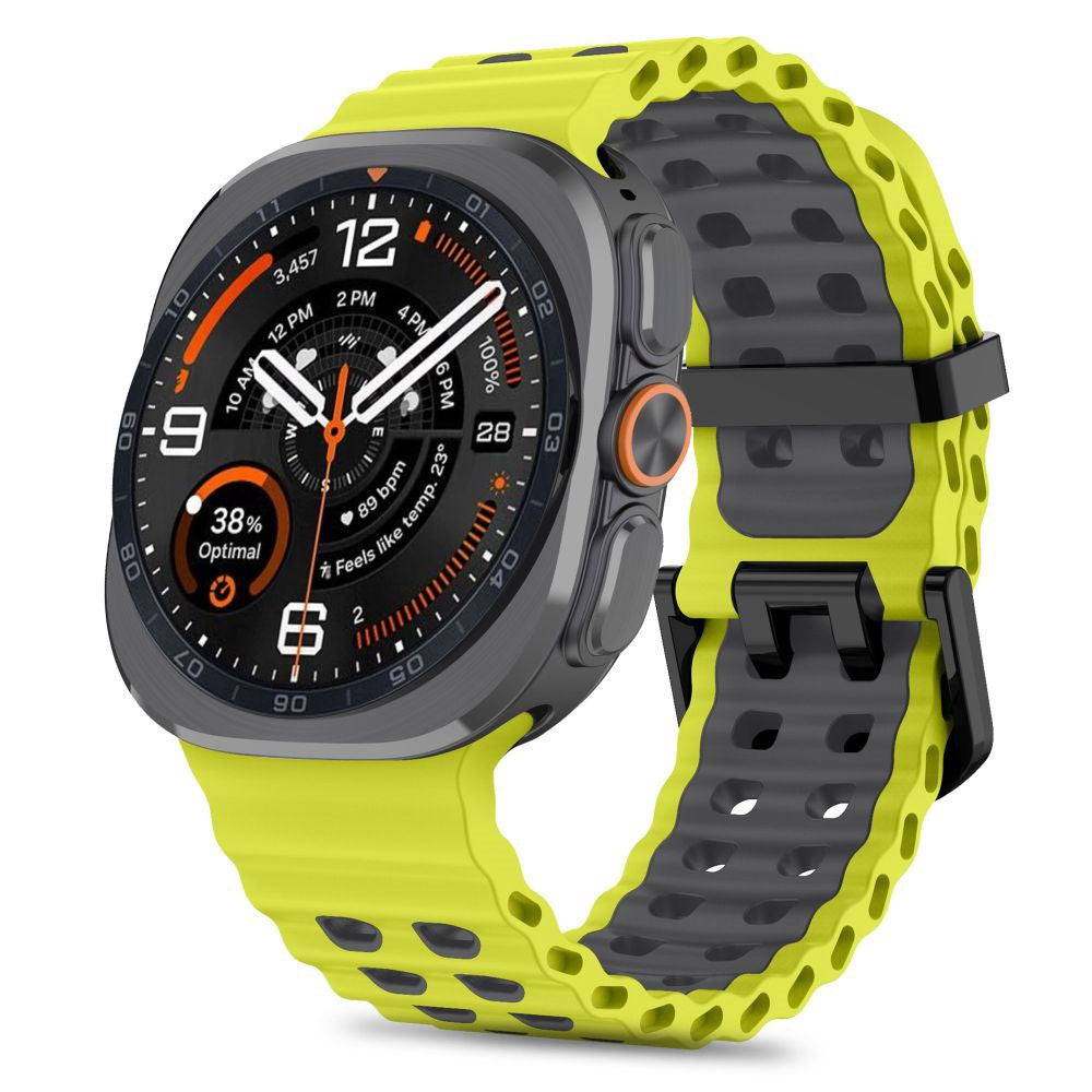 Samsung Galaxy Watch Ultra 2 / Ultra (47mm) Tech-Protect IconBand Pro Urrem - Gul / Sort