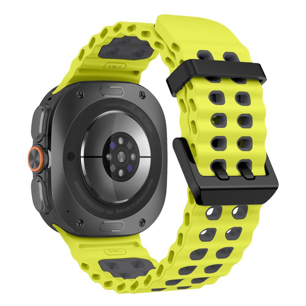 Samsung Galaxy Watch Ultra 2 / Ultra (47mm) Tech-Protect IconBand Pro Urrem - Gul / Sort