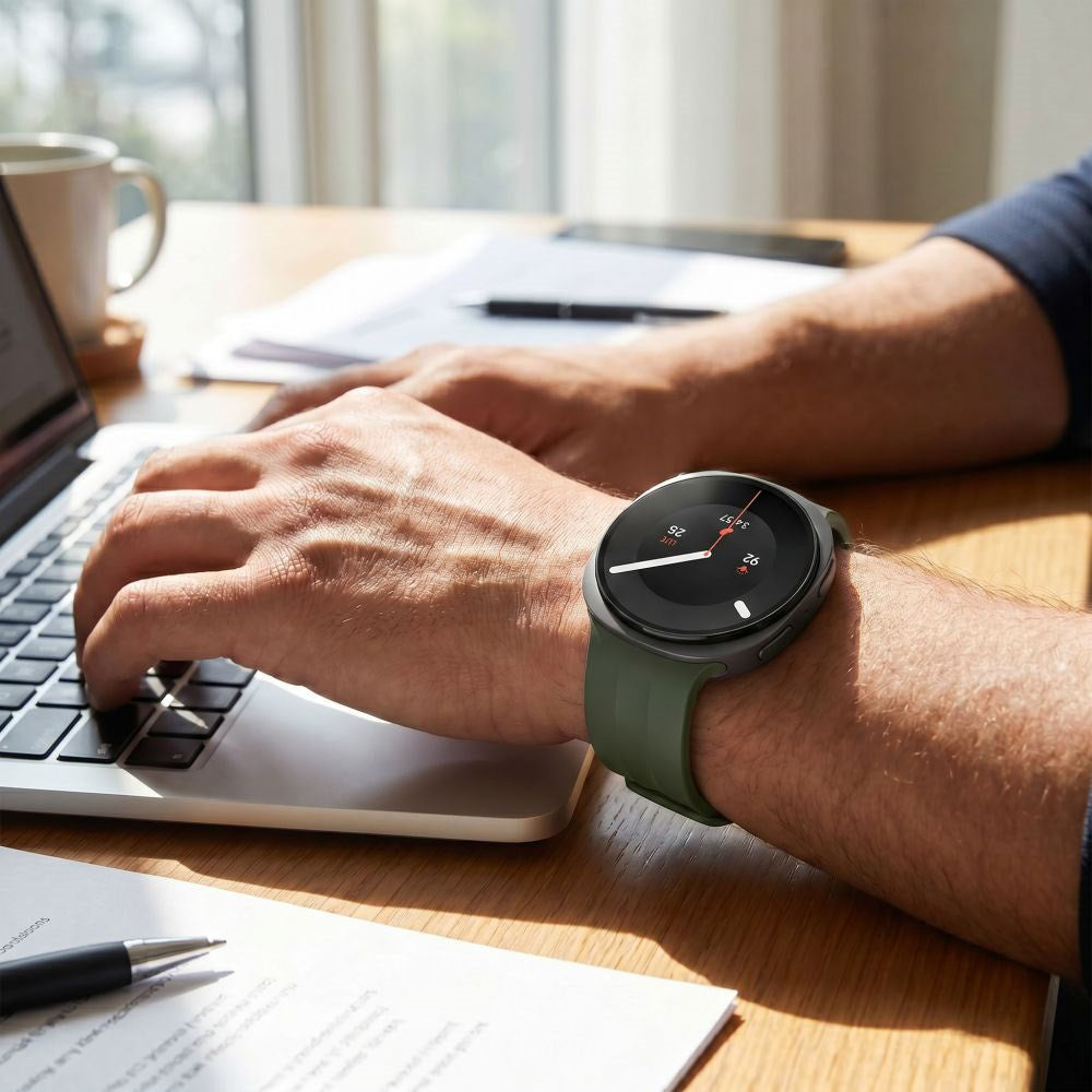 Samsung Galaxy Watch 8 / 9 / Classic (40 / 44 / 46mm) Tech-Protect Silicone Evo Urrem - Mørkegrøn