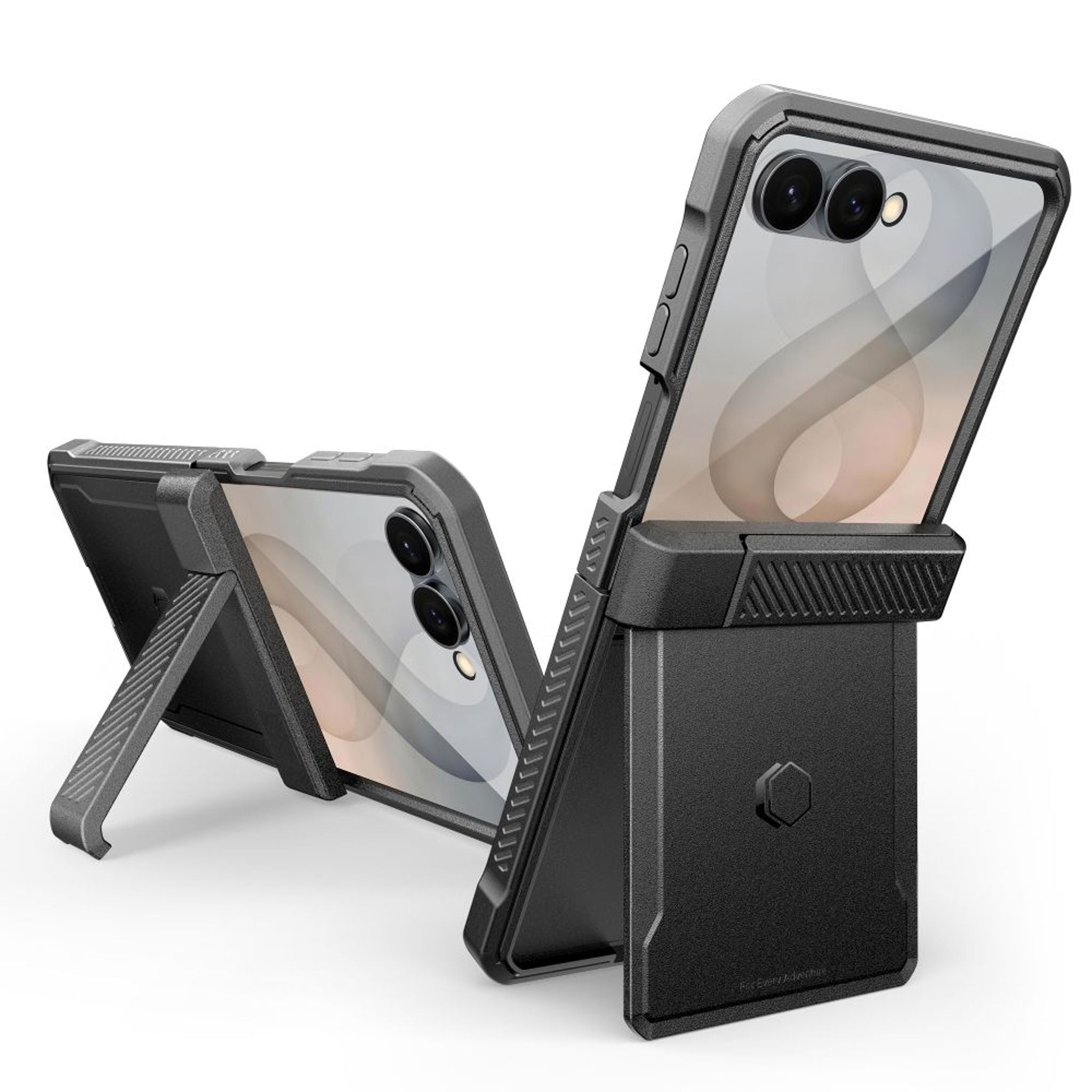 Samsung Galaxy Z Flip8 Tech-Protect Kevlar Pro Cover - Sort