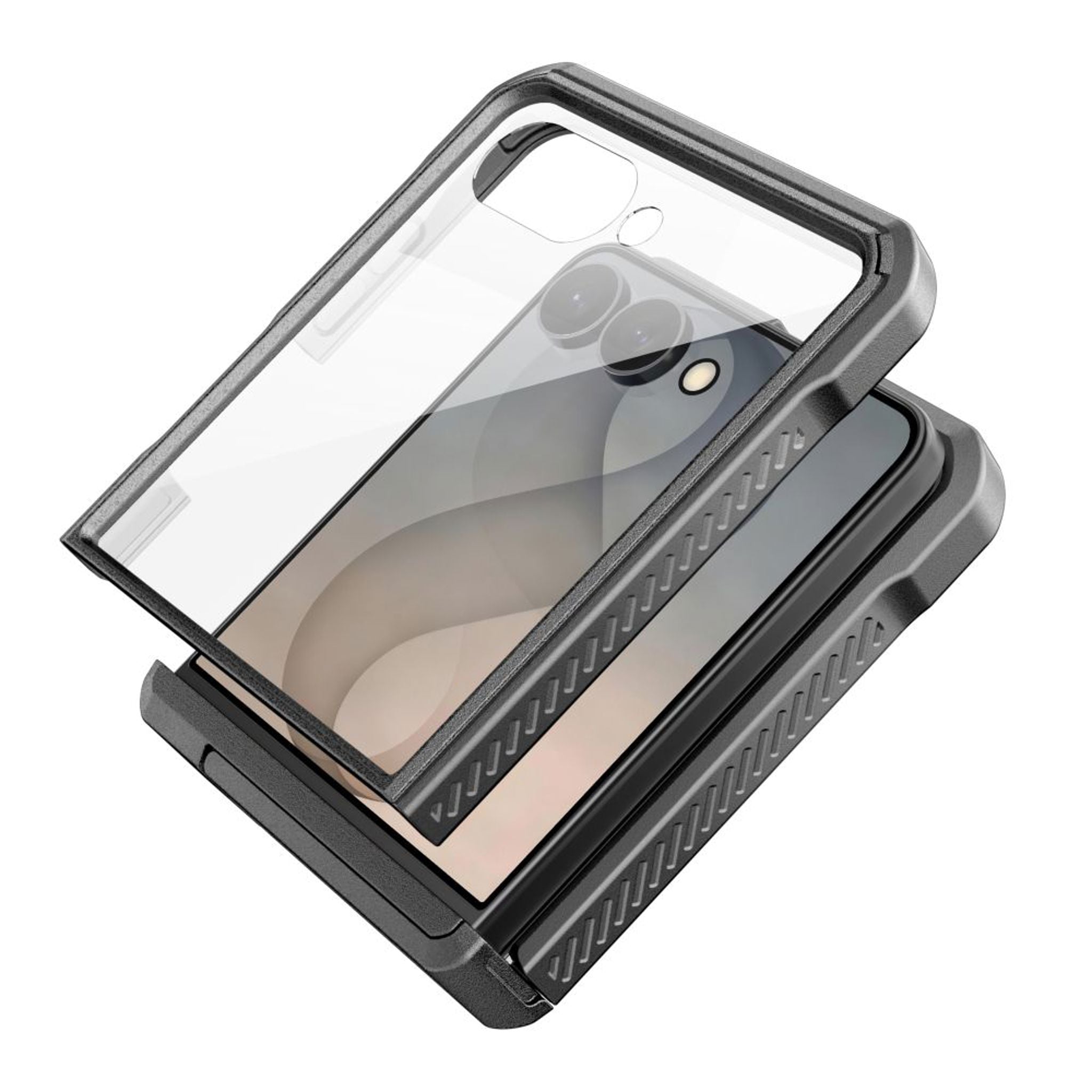 Samsung Galaxy Z Flip8 Tech-Protect Kevlar Pro Cover - Sort