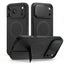 iPhone 18 Pro Max / 17 Pro Max Tech-Protect Kevlar Aura Cover m. Ståfunktion og Cam Slider - MagSafe Kompatibel - Sort