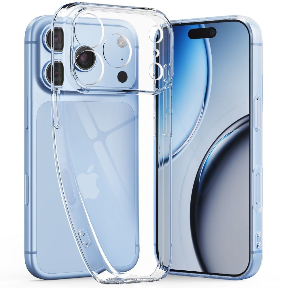 iPhone 18 Pro / 17 Pro Tech-Protect FlexAir Cover m. 2 stk. Skærmbeskyttelsesglas - Gennemsigtig