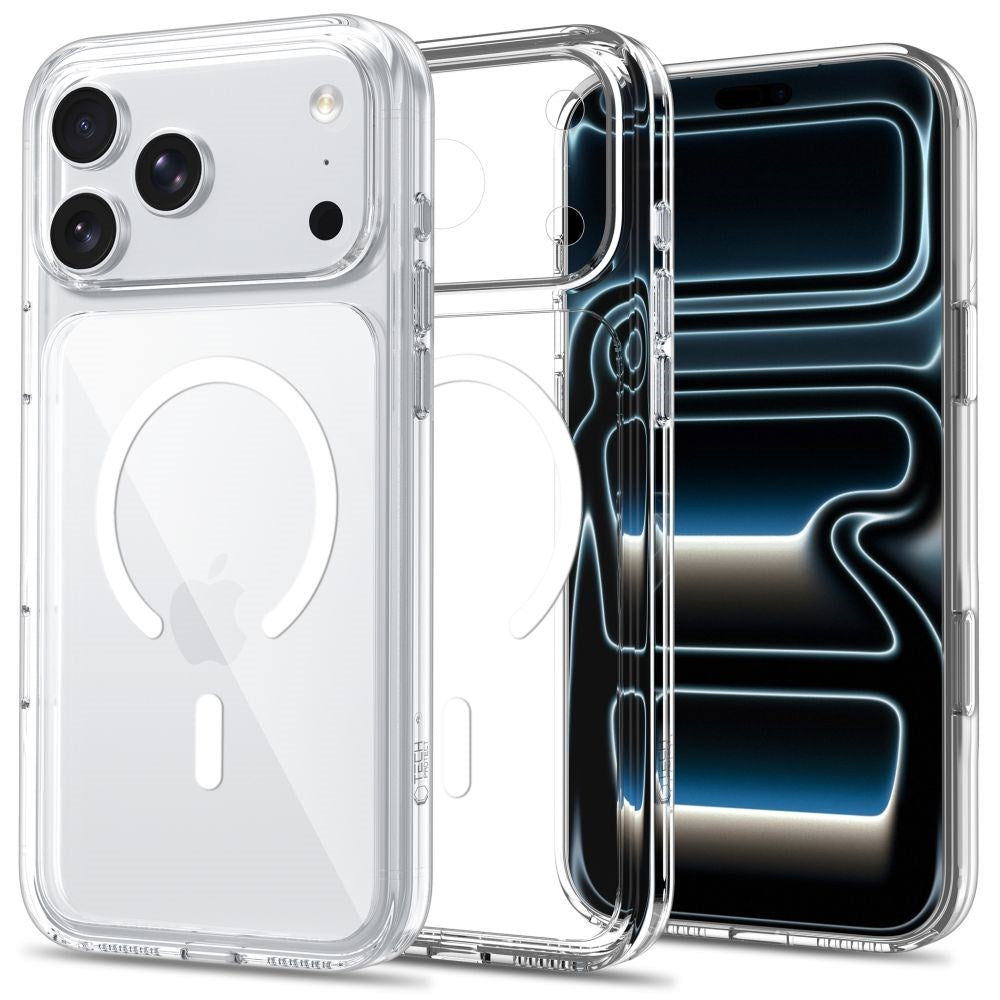 iPhone 18 Pro / 17 Pro Tech-Protect FlexAir Hybrid CC Cover - MagSafe Kompatibel - Gennemsigtig
