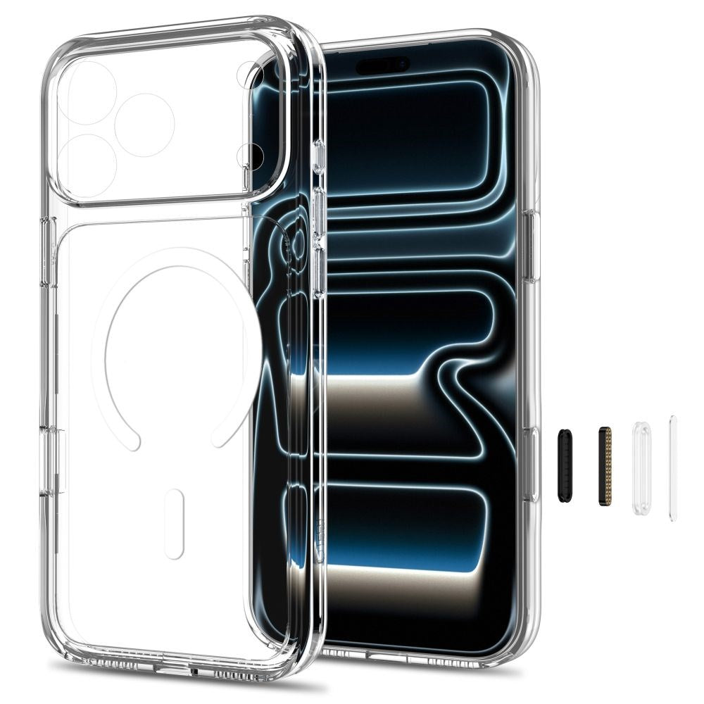 iPhone 18 Pro / 17 Pro Tech-Protect FlexAir Hybrid CC Cover - MagSafe Kompatibel - Gennemsigtig