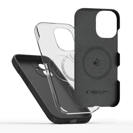 iPhone 17 Tech-Protect Silicone Cover - MagSafe Kompatibel - Sort