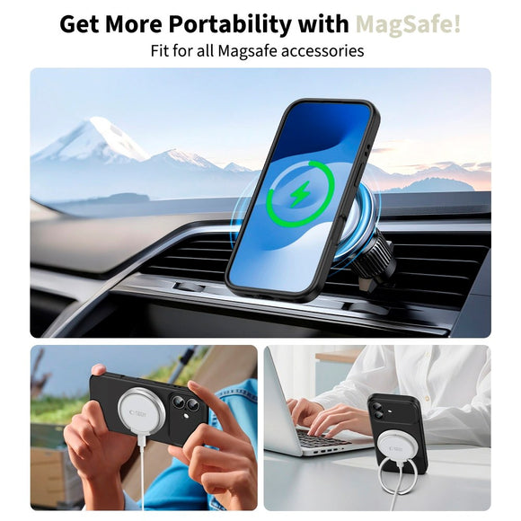 iPhone 17 Tech-Protect Silicone Cover - MagSafe Kompatibel - Sort