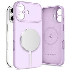 iPhone 17 Tech-Protect Silicone Cover - MagSafe Kompatibel - Lilla