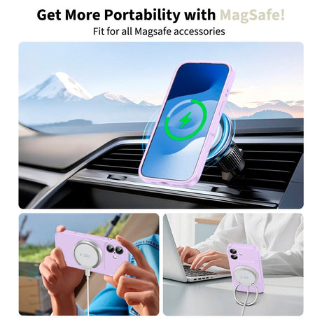 iPhone 17 Tech-Protect Silicone Cover - MagSafe Kompatibel - Lilla
