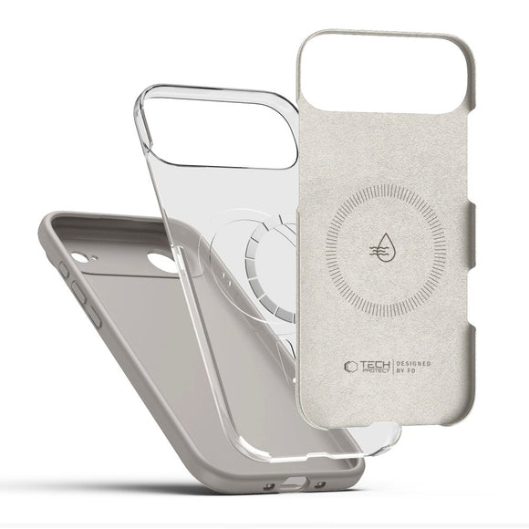iPhone Air Tech-Protect Silicone Cover - MagSafe Kompatibel - Grå