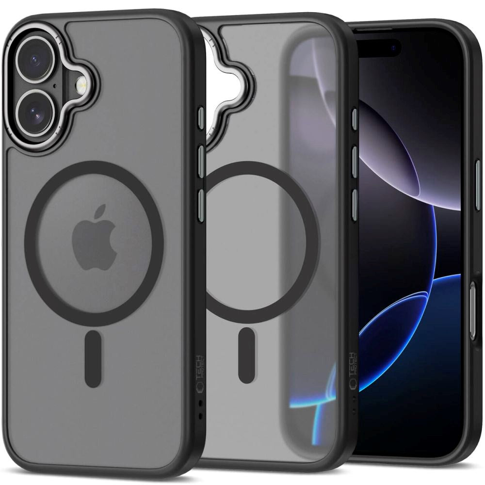 iPhone 17 Tech-Protect MagEdge Hybrid Cover - MagSafe Kompatibel - Mat Sort
